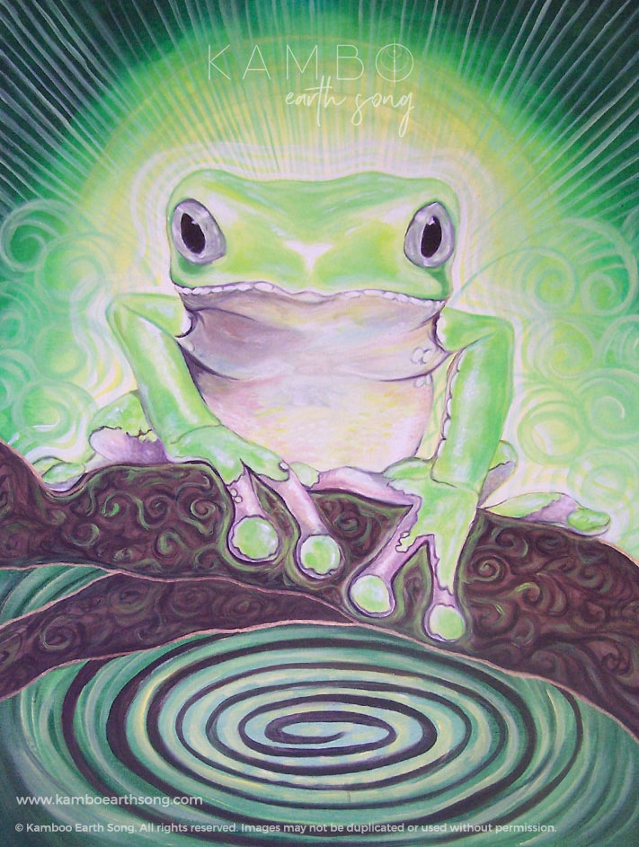 Kambo Frog Painting