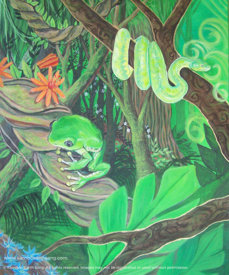 Kambo Frog Painting